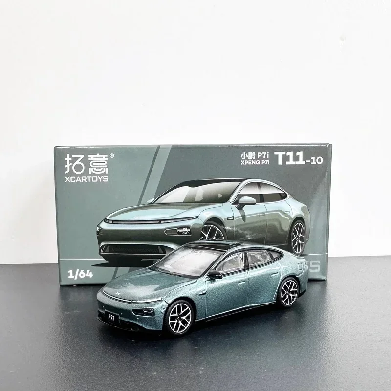 

Xcartoys 1:64 Xpeng P7i Interstellar Green Die-Cast Car Models