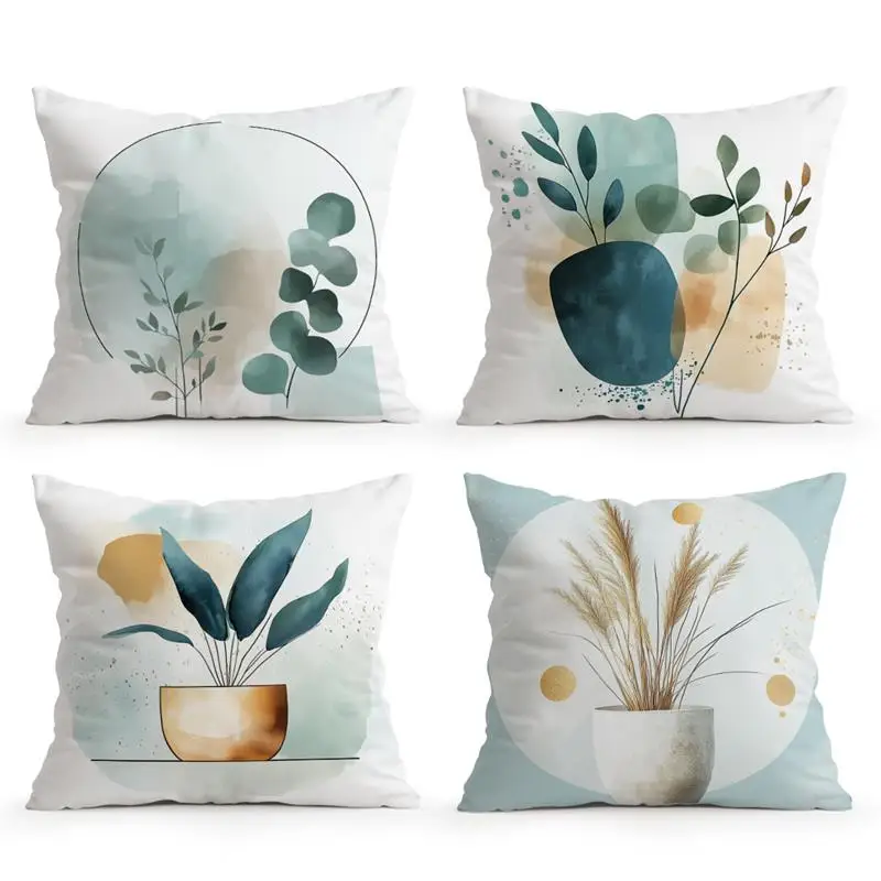 Simple Irregular Pattern Decorative Cushions Pillowcase Polyester Cushion Cover Throw Pillow Home Sofa Decoration Pillowcover