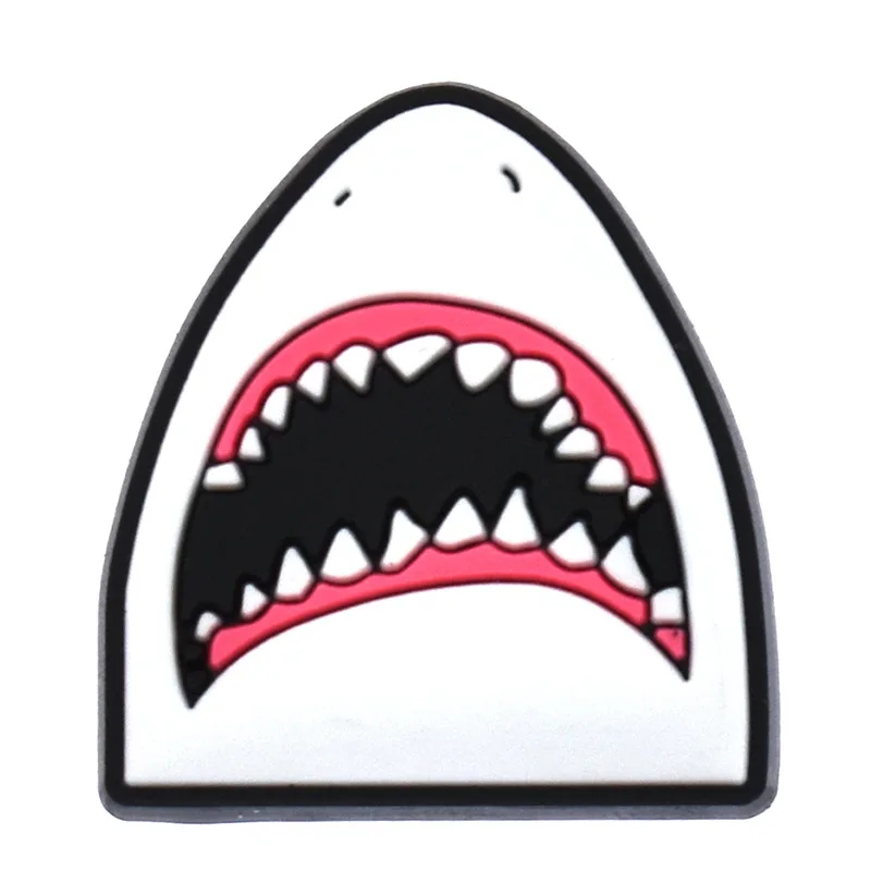 1Pcs Coolpad Dad Shark Shoe Charms For Crocs Shoe Accessories Decoration Jeans Women Buckle Kids Favors Men Badges Boy Girl Gift