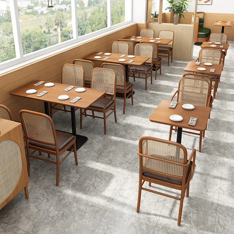 Commercial Furniture Fast Food Cafe Shop Leather Sofa Booth Dining Seating Modern Restaurant Chair And Tables For Sale