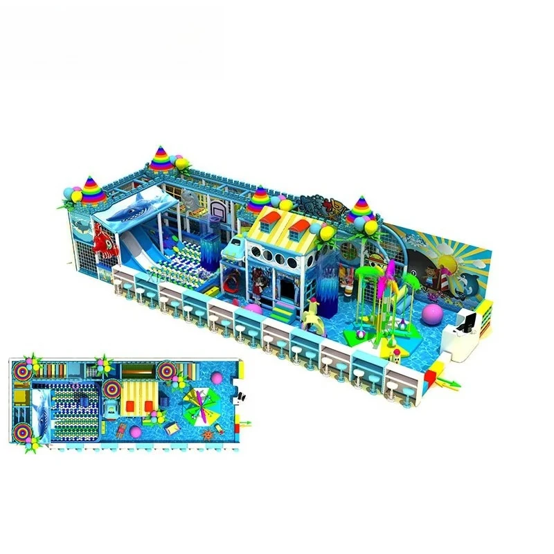 Kids Playground for Sale Indoor Playground Space Custom Adult Toddler Children Home Castle Kids Playground Set Equipment