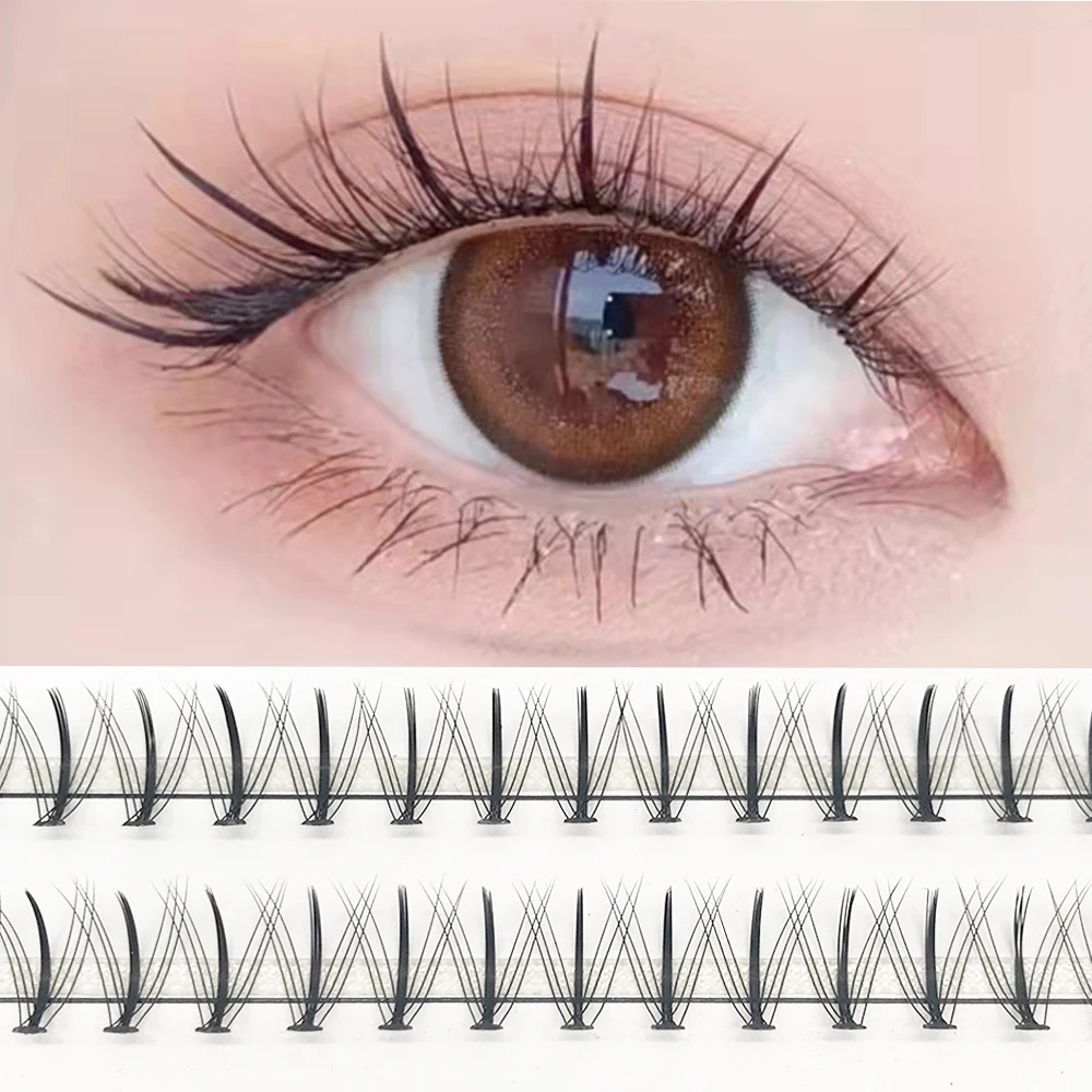 

Middle Thick Individual Eyelash Extensions Soft Perfessional Sandwich Premade Volume Fans Fluffy 11D False Mink Lashes