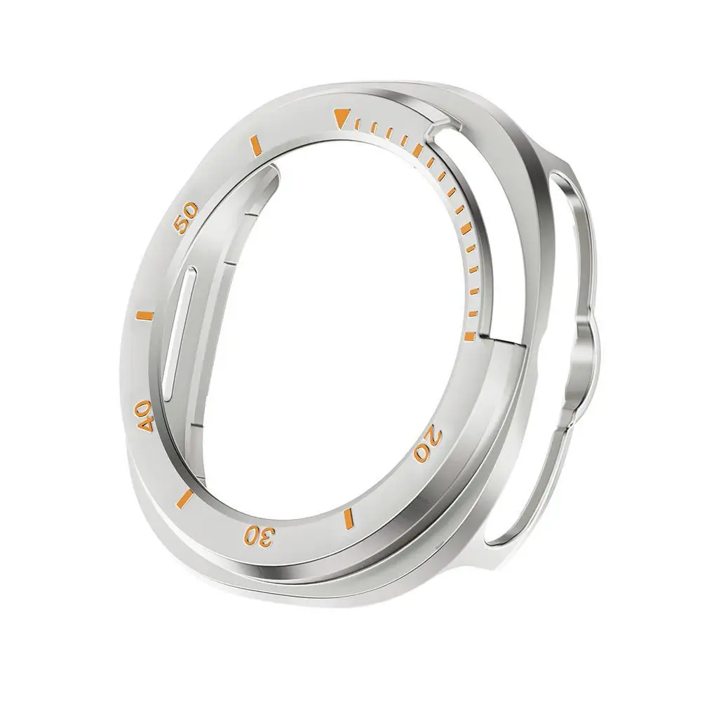 

Защитный чехол из стекла ПК для Samsung Galaxy Watch 8, классический чехол из закаленной пленки со шкалой, встроенный бампер