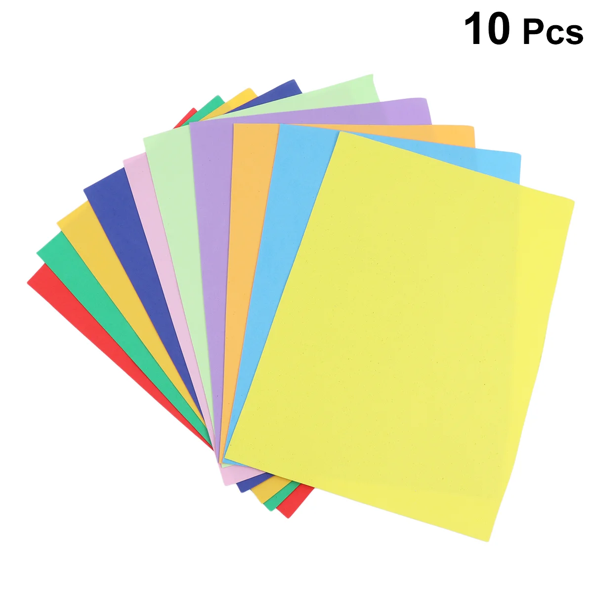 10 Pcs School Project Materials Paper for Children DIY Sponge Colorful Sheets House Decorating Supplies