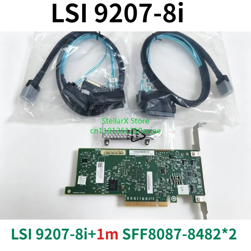 LSI 9207-8i 6Gbps SAS/SATA HBA PCIe x8 3.0 IT Mode – 8‑Port 027NFF 03GY7Y for ZFS/TrueNAS/Unraid/PVE 100% tested OK