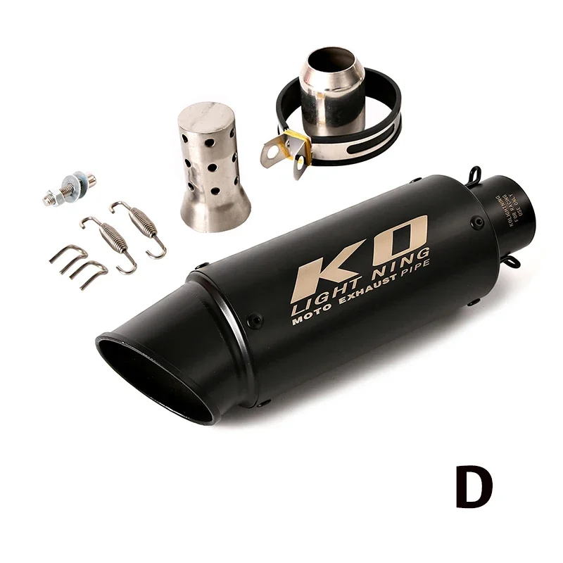 38-51 مللي متر العالمي للدراجات النارية سباق الترابية دراجة ATV العادم الخمار أنابيب طرفية للإزالة DB القاتل الانزلاق على نظام تعديل
