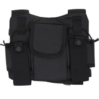 Ham Radio Hip Hop Front Pack West Wist Pouch Holster Vest Men Tactical Chest Rig Bag for Wouxun Baofeng UV-5R UV-82 bf-888S 2