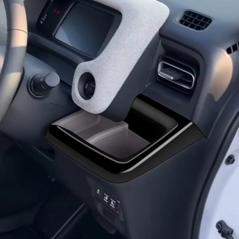 RHD لهوندا الحرة الهواء/كروستار 2024 2025 ABS الأسود عجلة القيادة مقبض الباب والعتاد التحول غطاء لوحة ظروف الهواء غطاء فتحة التهوية #6