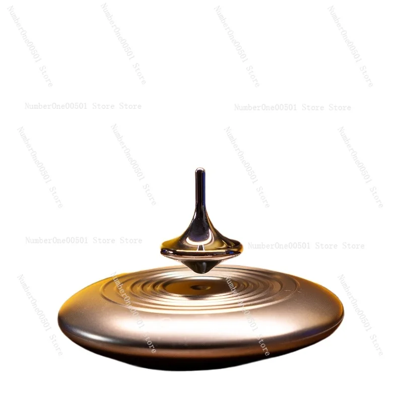 Magnetic Levitation Spinner Metal Fidget Toy Anti Stress Gyro Hand Spinner for Adults