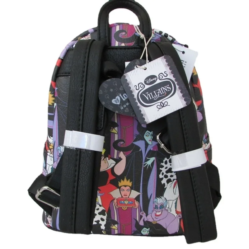 Loungefly Disney Villains Womens Mini Backpack Womens Double Strap Shoulder Bag Purse