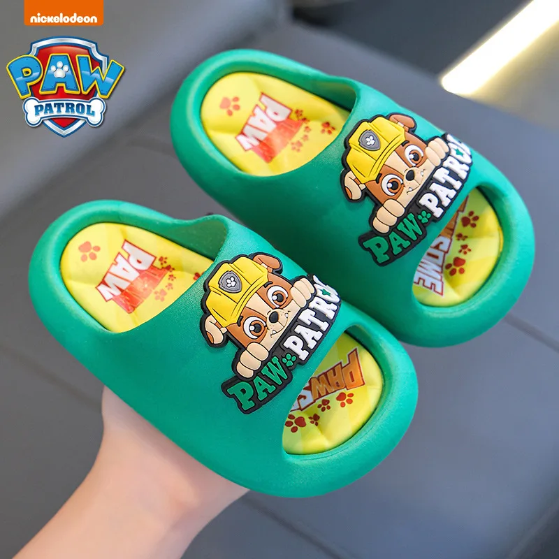 Paw Patrol Children Slippers Kids House Shoes Cartoon Chase Beach Sandals Baby Girls Summer Indoor Household Non-slip Slippers