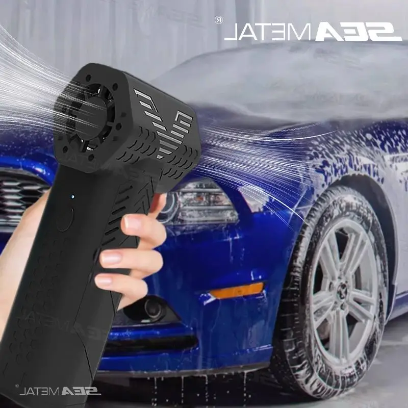 

SEAMETAL Turbo Jet Violent Fan Наборы инструментов 130000 об/мин Скорость ветра 52 м/с Портативный мини-воздуходувка Ручные автомобильные инструменты для выдувания пыли