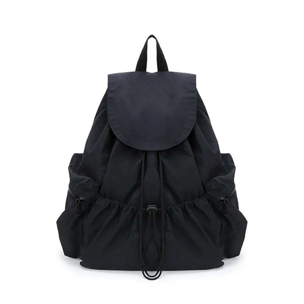 Korean Drawstring Pocket Backpacks New Oxford School Women Backpack Large Capacity Travel Bag Unisex Sports Backpack