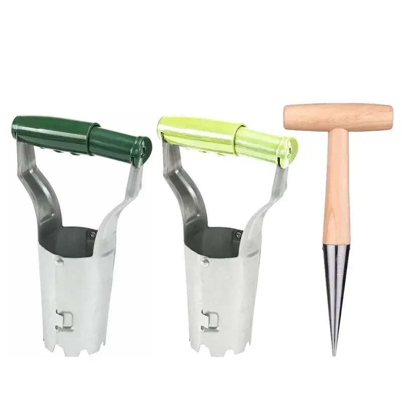 

Creative Gardening Tools Vegetable Planting Flower Transplanter Seeder Punch Agricultural Tool Household Seedling Lifter Planter