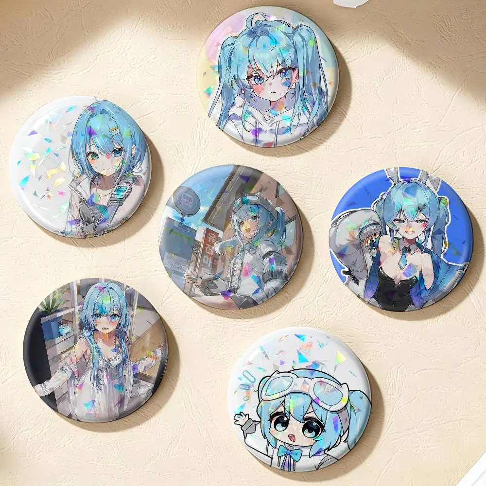 arahashi tabi VTuber StelLive  75mm 44mm 25mm Accessories Toys Badge Brooch Backpack Hat Pins