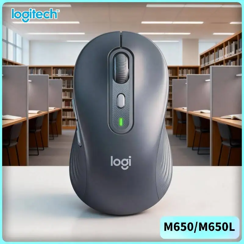 

Беспроводная эргономичная мышь Logitech M650, бесшумные клики, профессиональный дизайн для современных настольных ПК M750/M280/M350/M220/M185