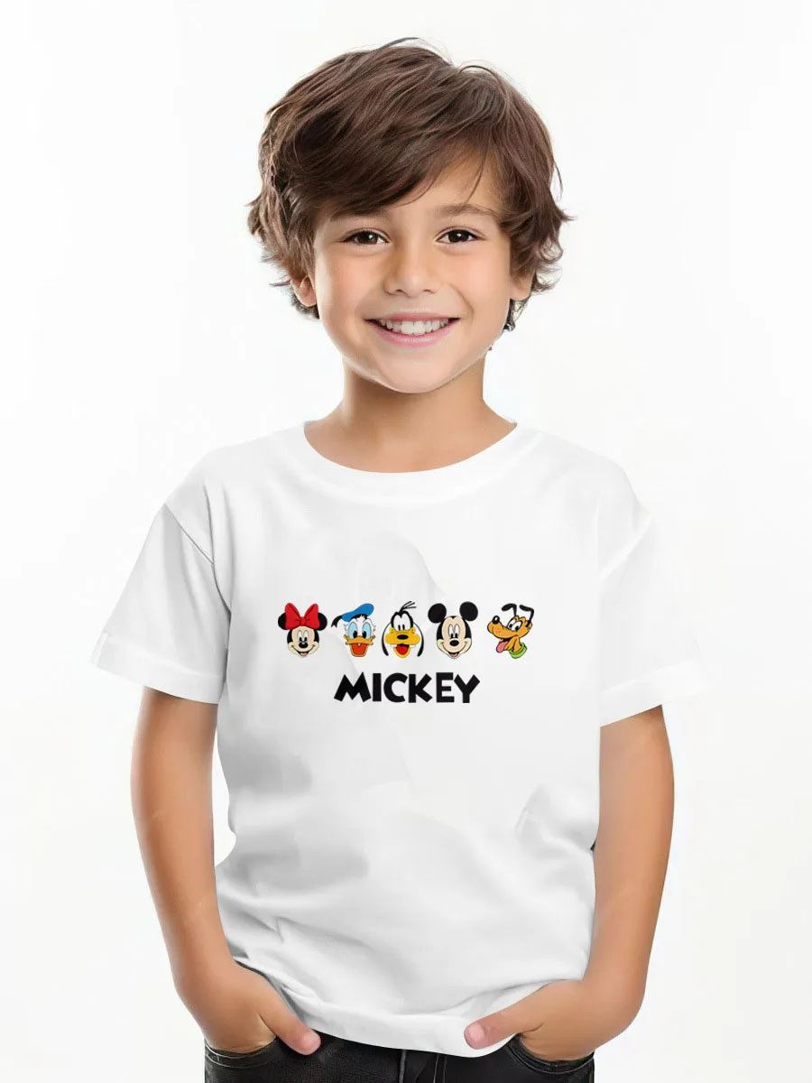 

Mickey Mouse Boys Clothes Disney Kids Tshirts for Baby T-Shirt Tees Children T Shirt Boy Tshirt Ropa De Niña Kids Clothes