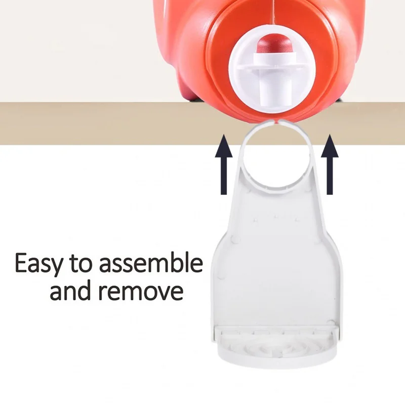 2 Pack Laundry Detergent Dispenser Cup Holder No-Drip Laundry Detergent Cup Holders Drip Trays with Easy Press Nozzle Switches