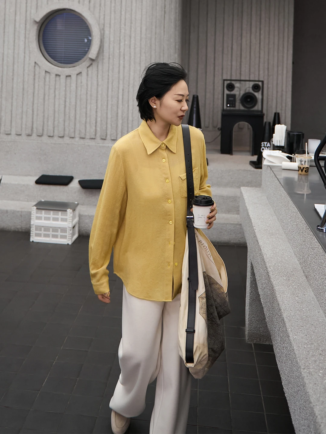 

TOFOD aron Gingham Pattern Camere Wool irt Casual Loose Fit Long Sve Женская внутренняя одежда Базовый слой Верхняя одежда ket...