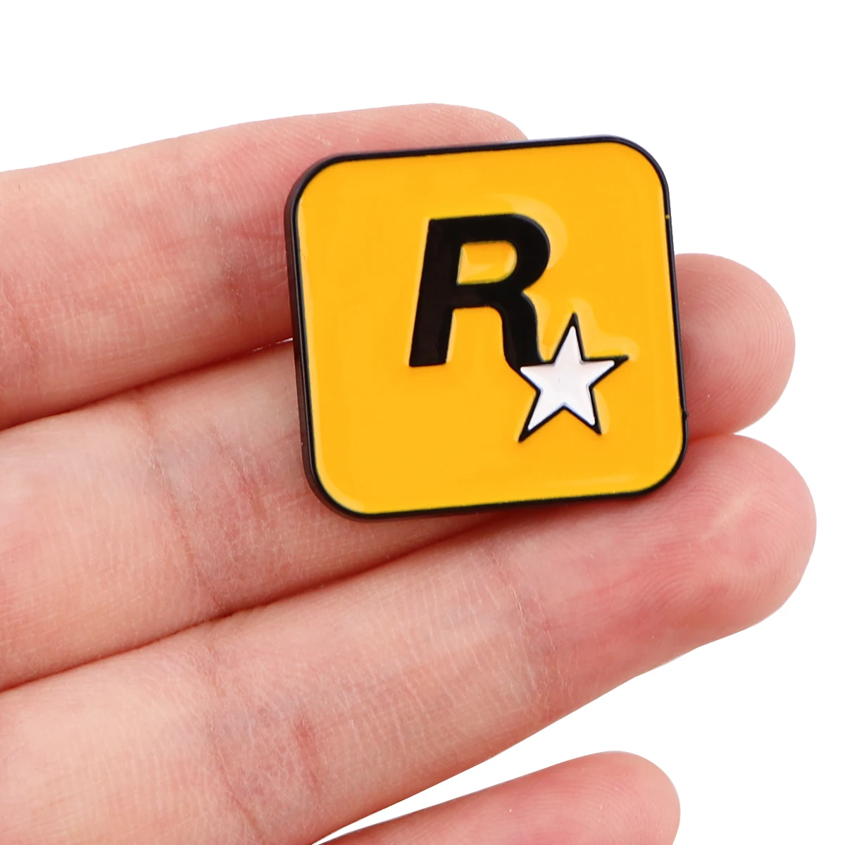 R Star Lapel Pin Modern Game Enamel Pin Men Women's Brooch Backpack Badges Brooches for Clothing Badges Cool Jewelry Accessories