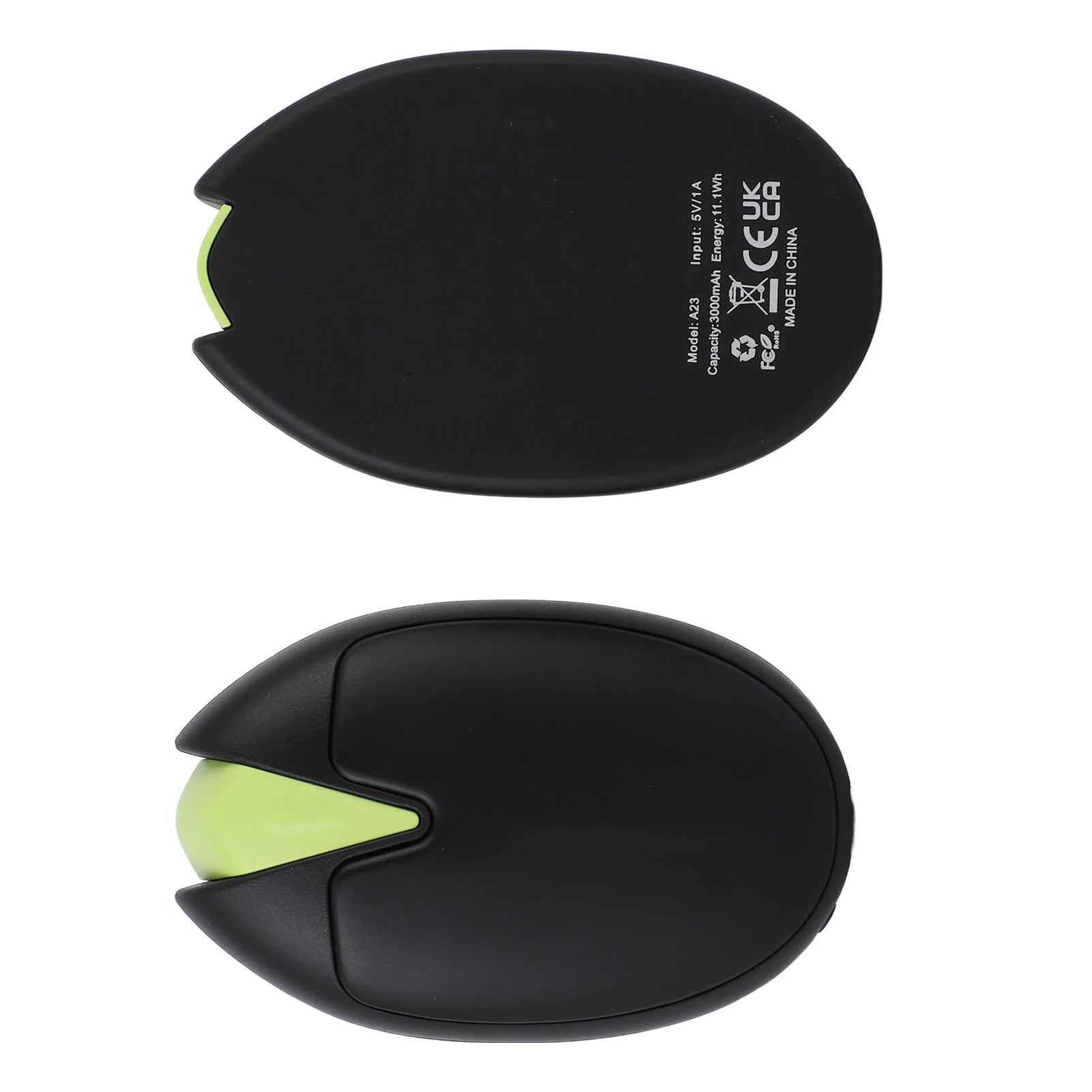 New 2 in 1 Electric Magnetic Hand Warmer USB Rechargeable 6000mAh Mini Pocket Hand Heater with 3 Adjustable Levels for Outdoor