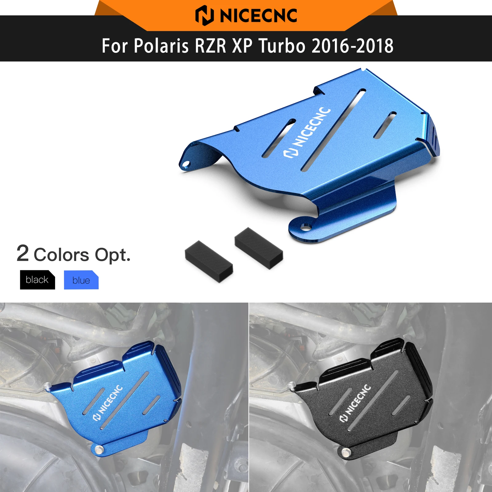 NICECNC For Polaris RZR XP Throttle Body Guard Position Sensor Protection For RZR XP 4 Turbo EPS 2016-2018 UTV Accessories