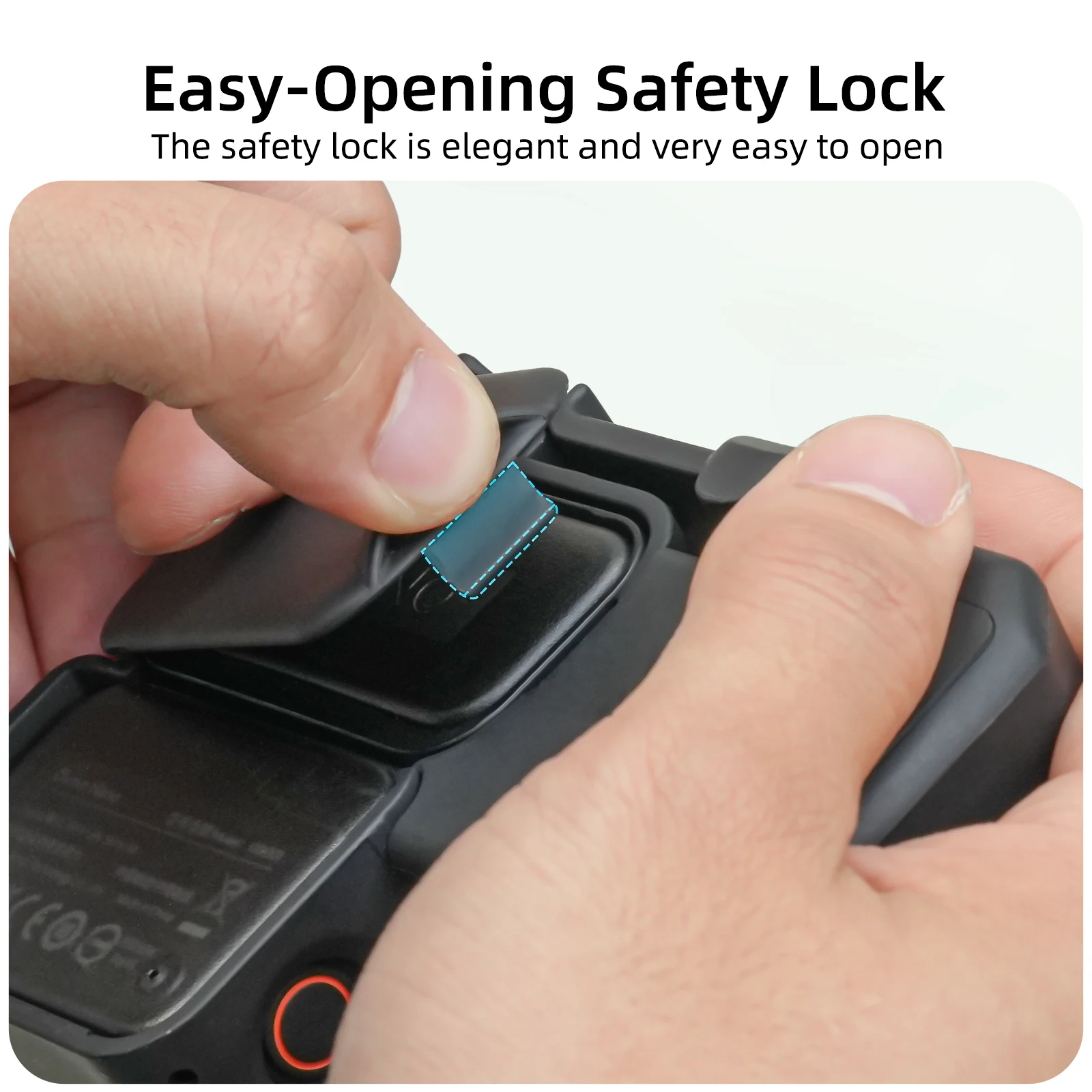 

Quick-release grip frame and handle for DJI Osmo Nano all-in-one street photography grip