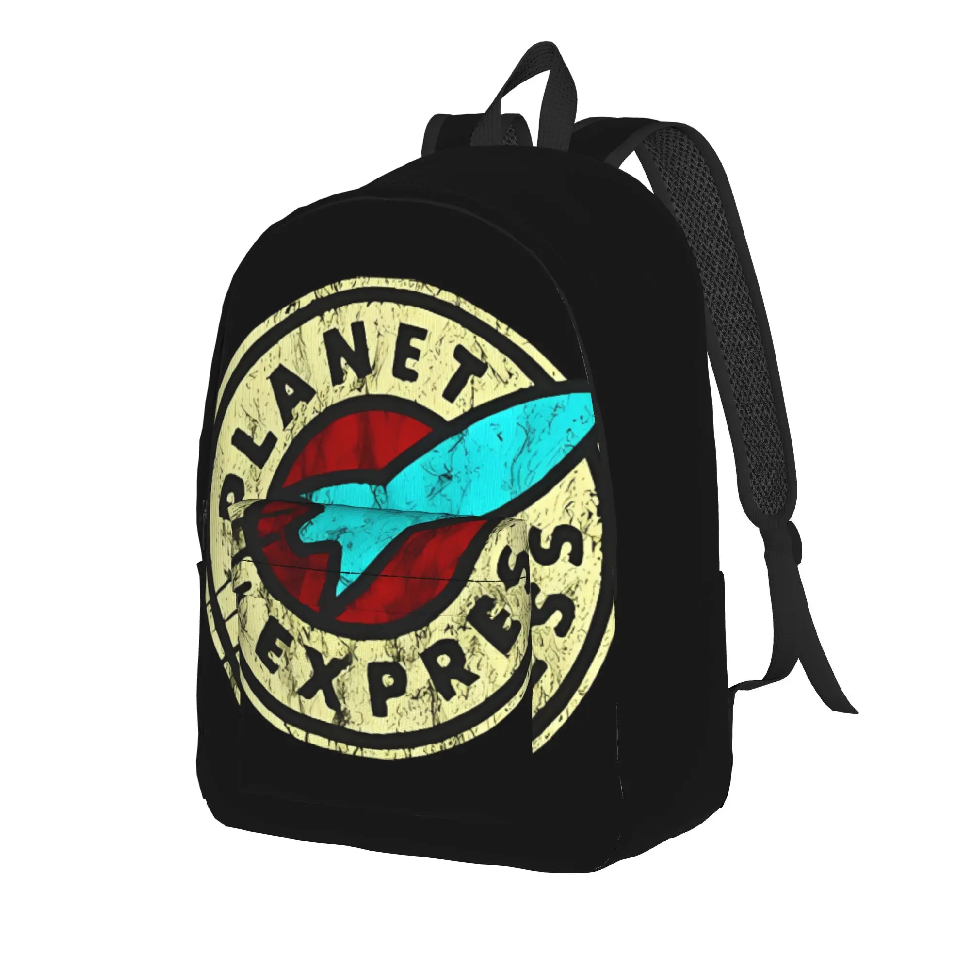 Back to School Season Large Capacity Planets Express Rucksack Futurama College Student Handbag Backpack