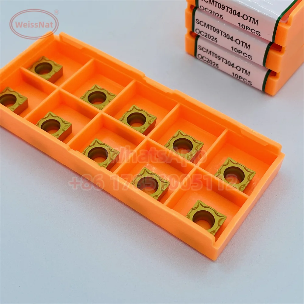 Imagem -06 - Inserções de Scmt da Inserção do Carboneto Scmt09t304 Scmt09t308 Scmt120404 Scmt120408 Scmt120412-otm Op1315 Op1215 Oc3215 Oc2025