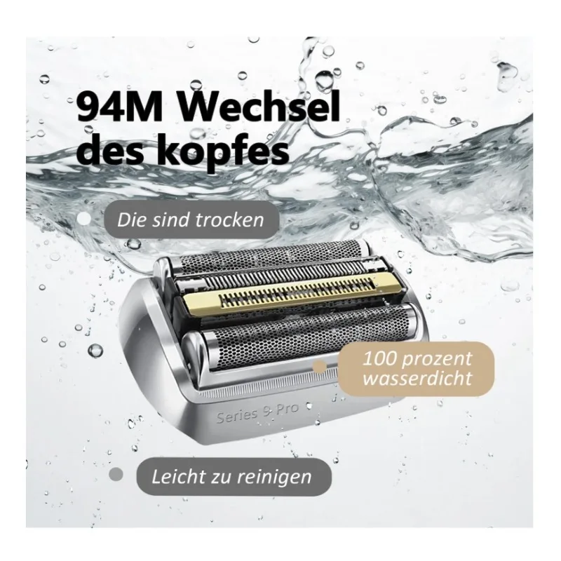 New Electric Series 9 Pro 94M Replacement Head Shaving for Braun 94M Razor 9030S 9040S 9050CC 9070CC 9040s 9080cc 9093s 9095cc