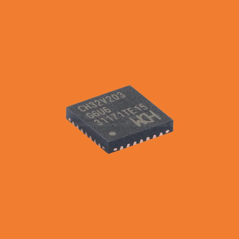 10pcs/Original genuine CH32V203G6U6 QFN-28 RISC-V core 32-bit microcontroller MCU