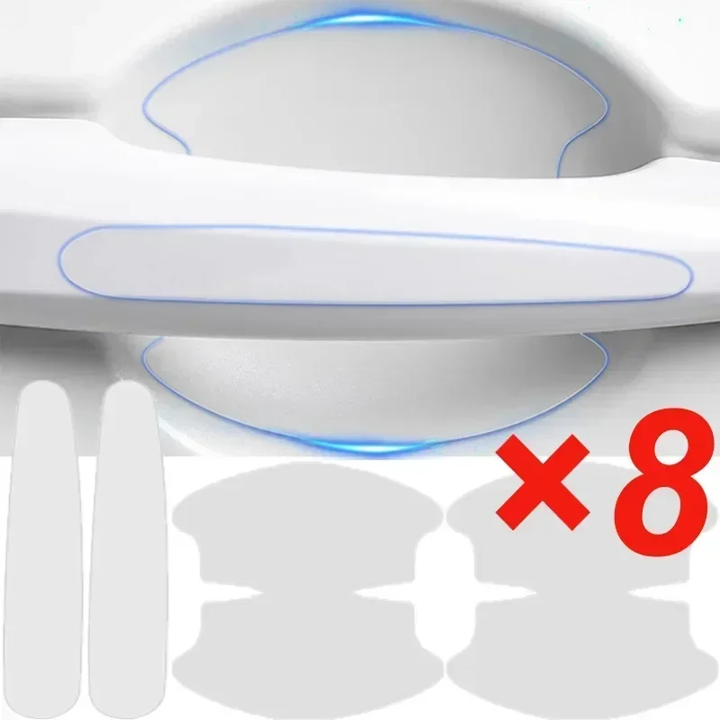 Car Door Handle Protective Sticker Wear Resistant Scratch Resistant Transparent Protective Strip TPU Door Bowl Protective Stick