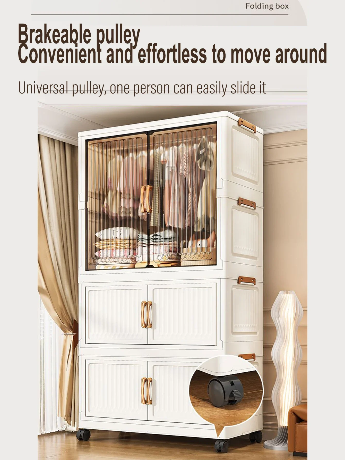 Folding Locker Closet Organizer Multi-Scene Storage Solution Portable And Versatile Storage for Home And Office