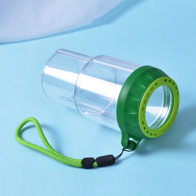 

Kids Insect Observation Cup Collecting Bug Catchers Transparent Observation Bucket Telescopic Magnifying Insect Bucket