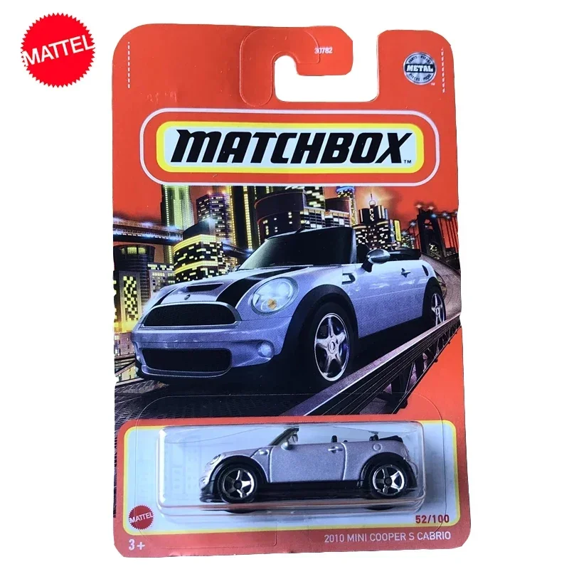 Original Mattel Streichholz schachtel 30782 Auto 1/64 Metall Druckguss 52/100 Mini Cooper Cabrio Fahrzeug Modell Spielzeug für Jungen Sammlung
