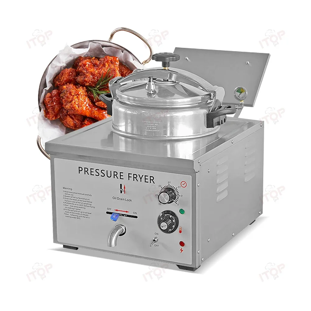 

French Fries Chicken Pressure Fryer Air Fryer Oil Free Cooking Small Chicken Tabletop Vacuum Frying Machine