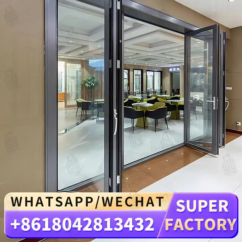 

Customizable Windows Foldable Door Ideal for European Office Spaces Innovative Factory Made Windows Foldable Door