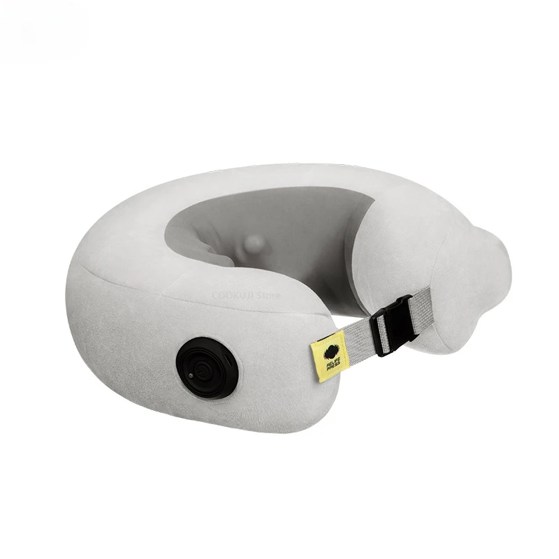 Portable Rechargeable U-shaped Massage Pillow Electric Pulse Cervical Massager  Compress Home Neck Pillow Massage Health