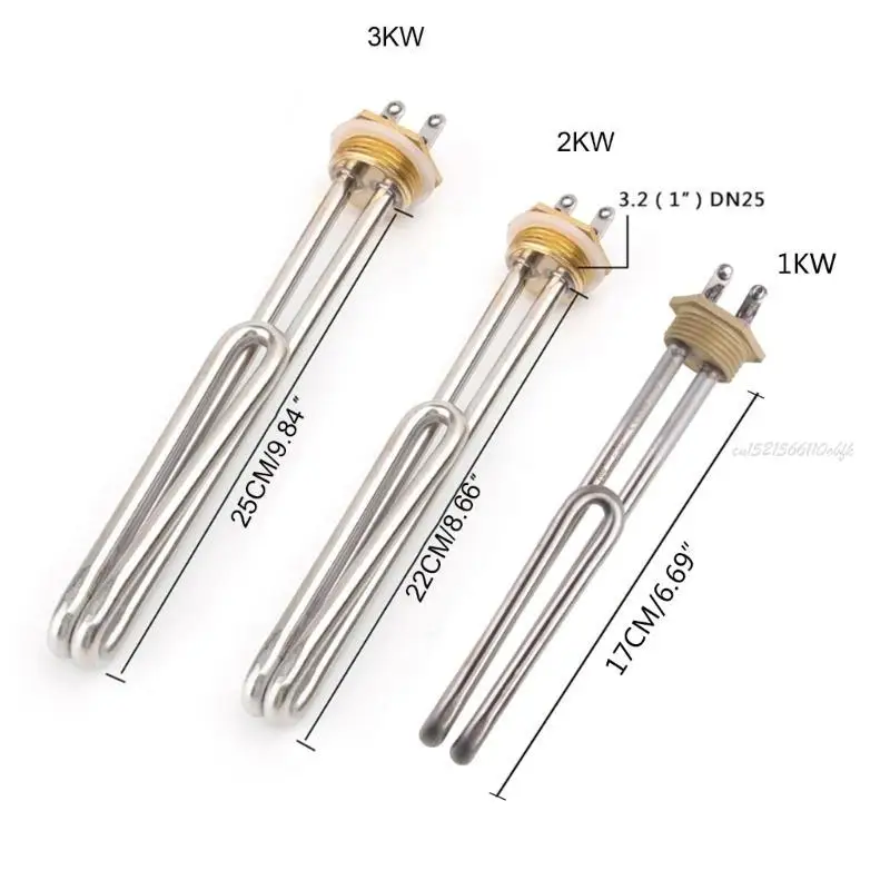 27RB عنصر تسخين من الفولاذ المقاوم للصدأ العنصر الكهربائي للمرجل/ساعة