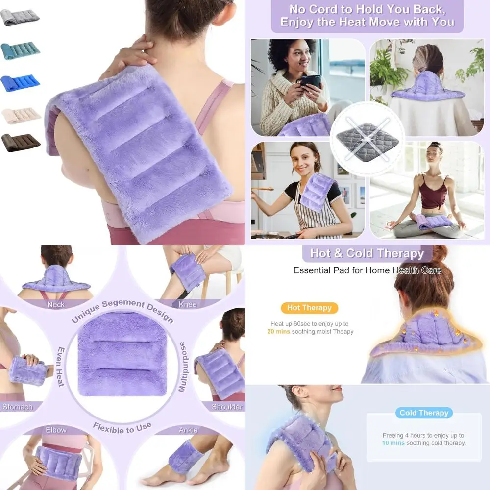 

Греющий коврик для микроволновой печи 7x16 дюймов для снятия мышечной боли, усталости и комфорта плеч