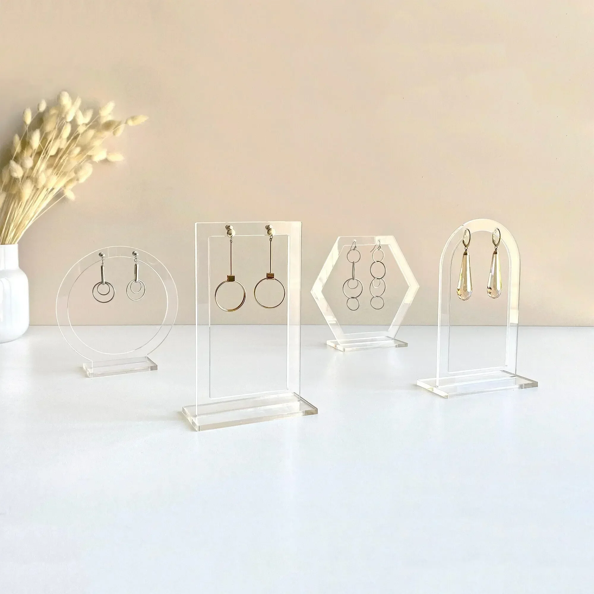 Earring Display Stand ,Clear Acrylic Earring Holder, Earring Organizer ,Minimalist Jewelry Stand ,Earring Stand for Photography