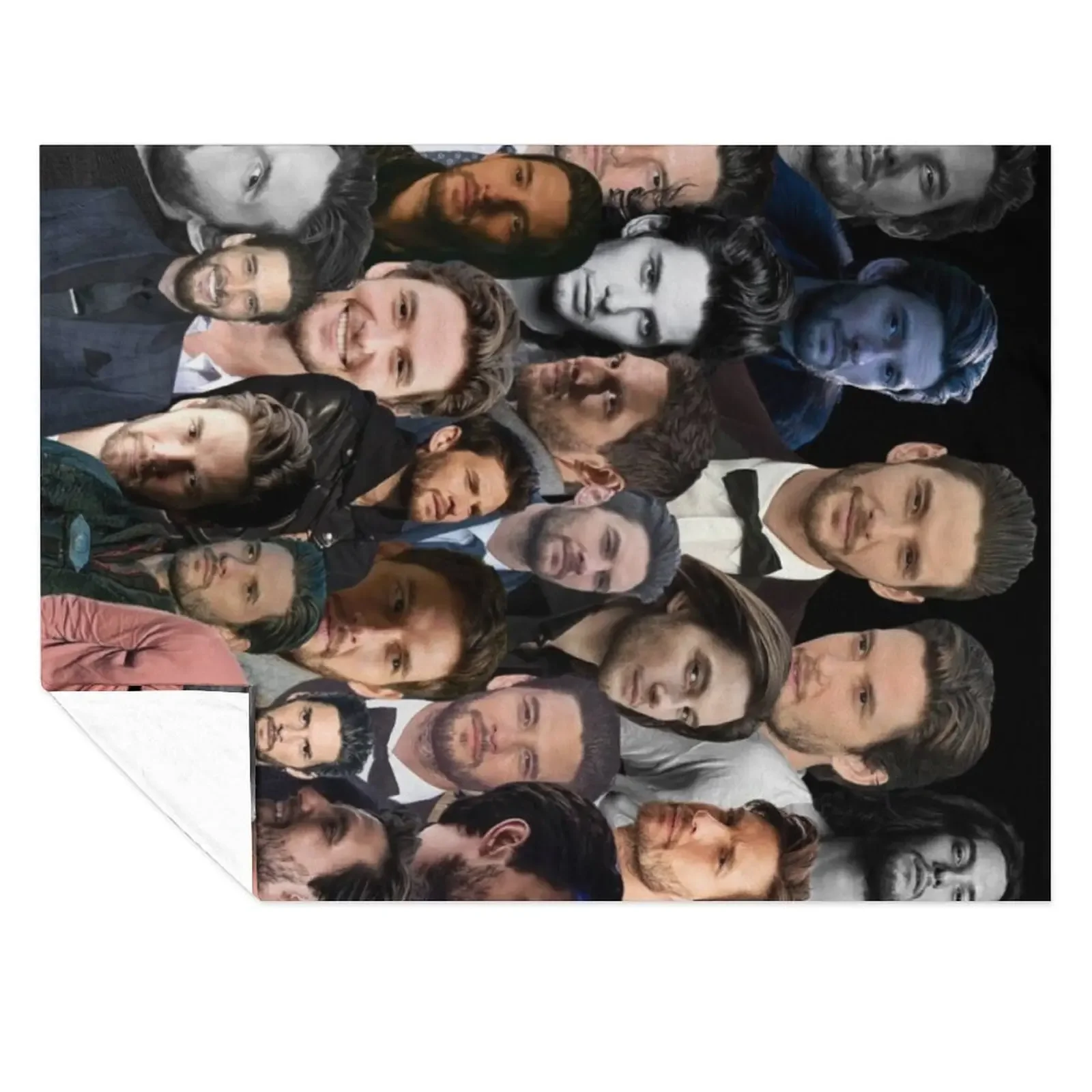 

ben barnes photo collage Throw Blanket Stuffeds Luxury Brand Moving Sofas Blankets