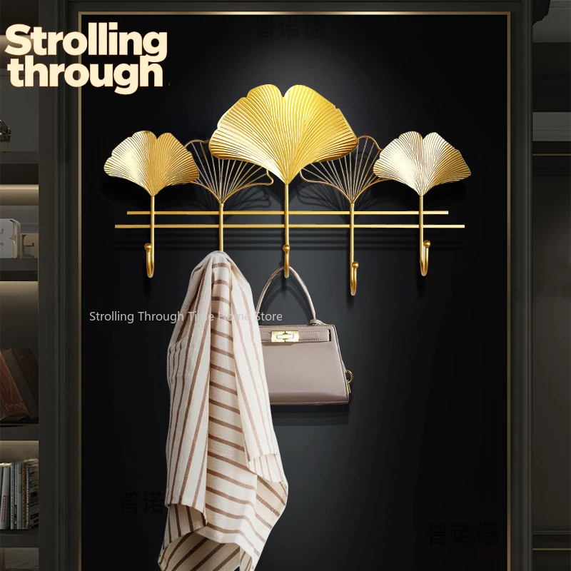 

No punching coat hooks when entering the door, creative porch clothes hooks, coat hooks, wall hangers, wall hangers, behind the