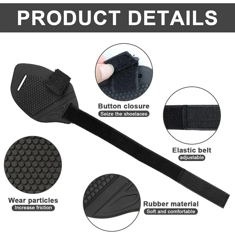 

1 пара ботинок для мотоциклистов, защитная крышка, полезные аксессуары для рычага переключения передач, мотоциклетная обувь, защитная накладка для переключения передач для мотокросса