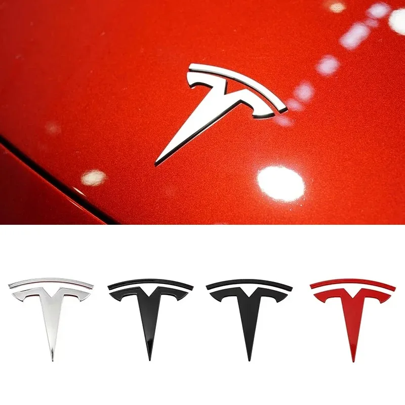 

Hot Selling Car Decoration Stickers Tail Label Front Label Metal Logo for Tesla Model3/Y Personality Modification Black Label