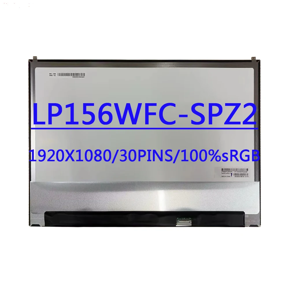 

15.6 Inch Slim EDP 30 pins 1920X1080 IPS FHD 100%sRGB LCD Screen LP156WFC-SPZ2 LP156WF9-SPN1 For LG 15Z960 15Z970 LCD Screen