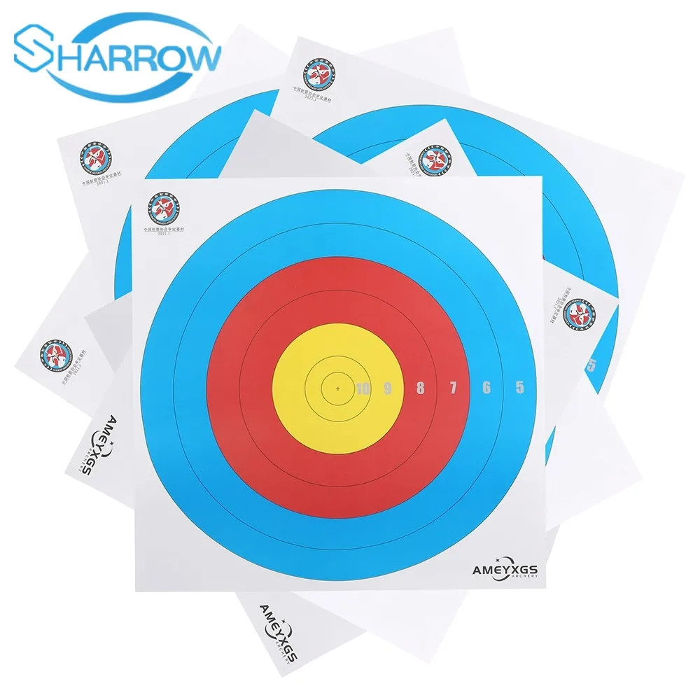 

5/10/15pcs 51x50cm Archery Target Papers Double Glued Paper for Bow/Arrow Practice Training Darts Hunting Shooting Accessories