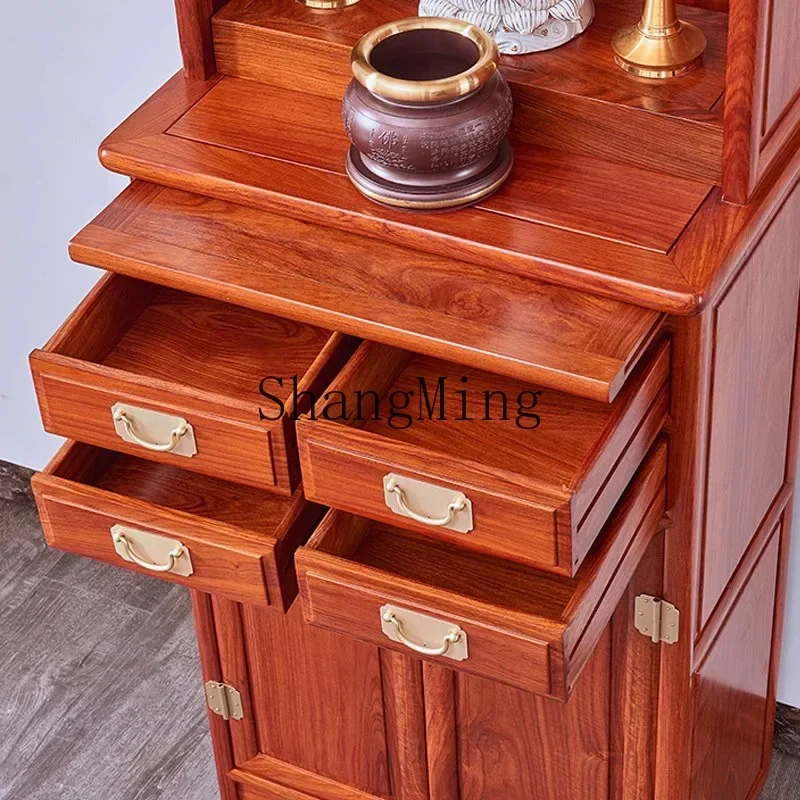 CL niche New Chinese vertical cabinet Guanyin  Shrine shrine Standing cabinet Bodhisattva worship platform