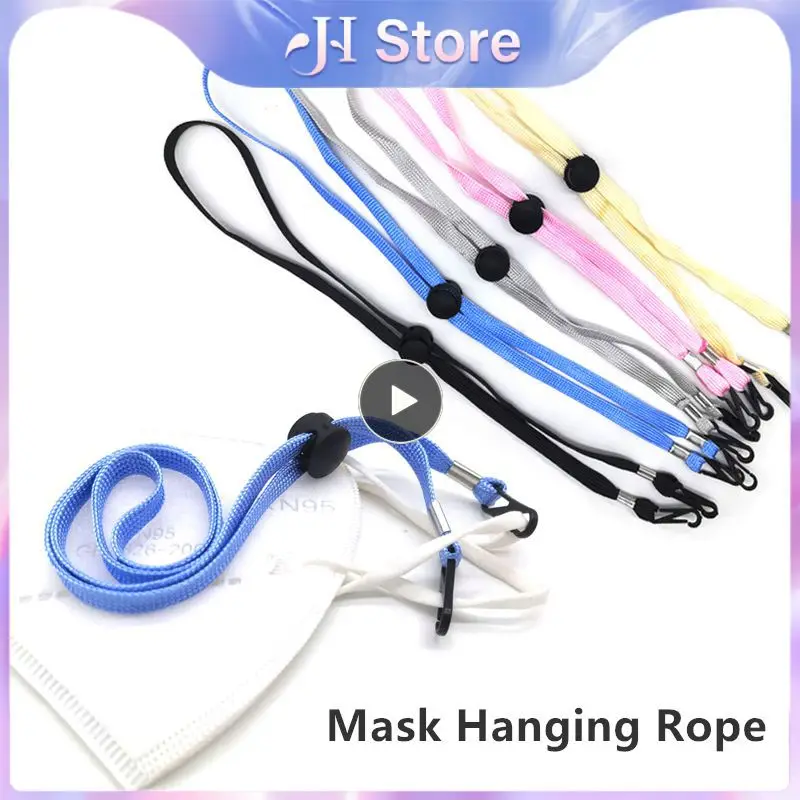 Adjustable Face Mask Lanyard Handy Convenient Holder Rope Anti-lost Anti-drop Mask Hanging Neck Rop Halter Ropes Hanging Neck