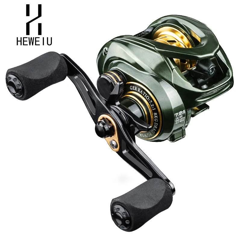 heweiu-wk-1000-ゴールデンイーグルラインカップ耐爆線高ライン比ベイトキャスティングリールカーボンファイバードラムリールキャスティング